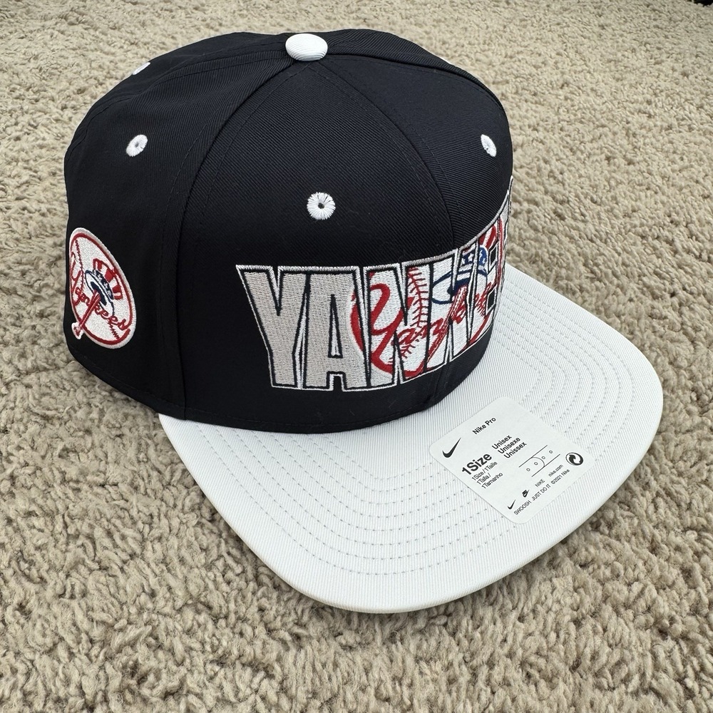 New York Yankees Hat Nike‎ Pro Cooperstown Collection Snapback Dri-Fit Navy Cap